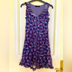 Maeva Made in Italy Women’s Sleeveless V-Neck,Lining 100%Polyamide Dress Sz S-M